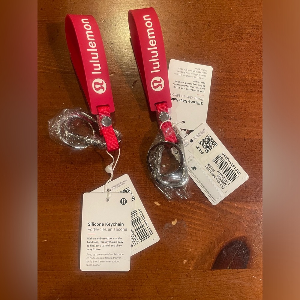 Lululemon Silicone Keyring